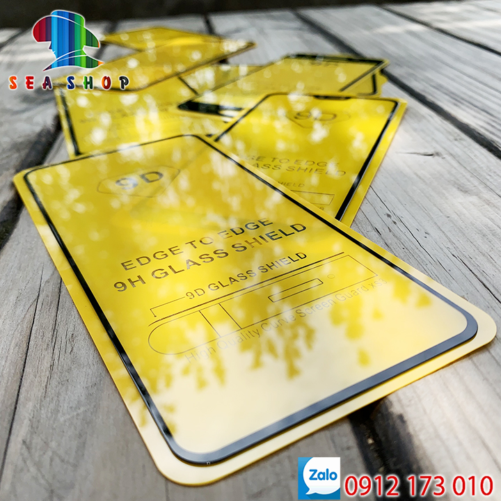 Kính cường lực HUAWEI full màn hình 9D cho tất cả các dòng máy / Kính cường lực HUAWEI: Nova 2i, nova 3e, nova 3i, nova 4i, nova 4e, Y6, Y7, Y9 Prime, Y9 Pro, Mate 20, Mate 30...  tràn màn hình - Seashop
