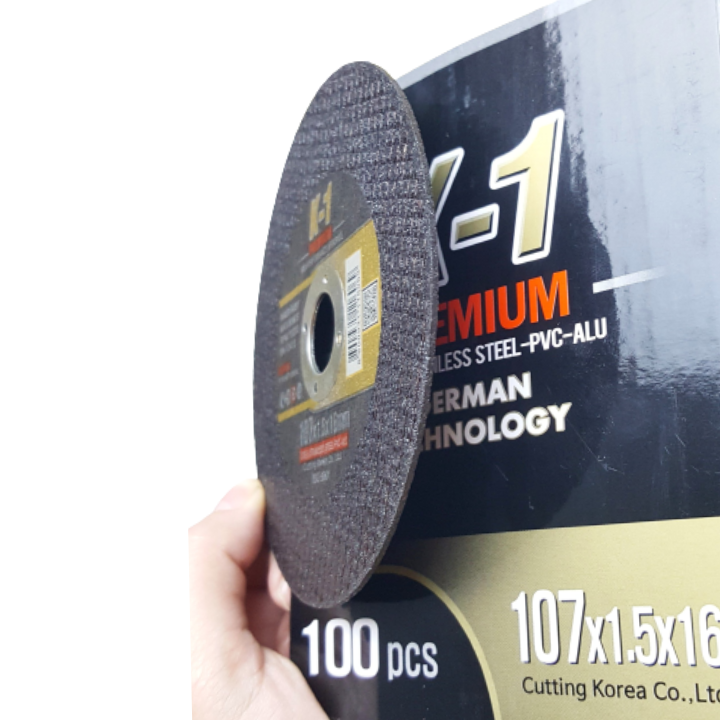 ĐÁ CẮT SẮT 100 | Đá cắt K1 Đen | Đá cắt sắt 1 tấc
