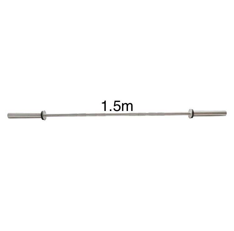 Đòn tạ dài 1.5m phi 50 kèm 2 kẹp khoá tạ xịn sò
