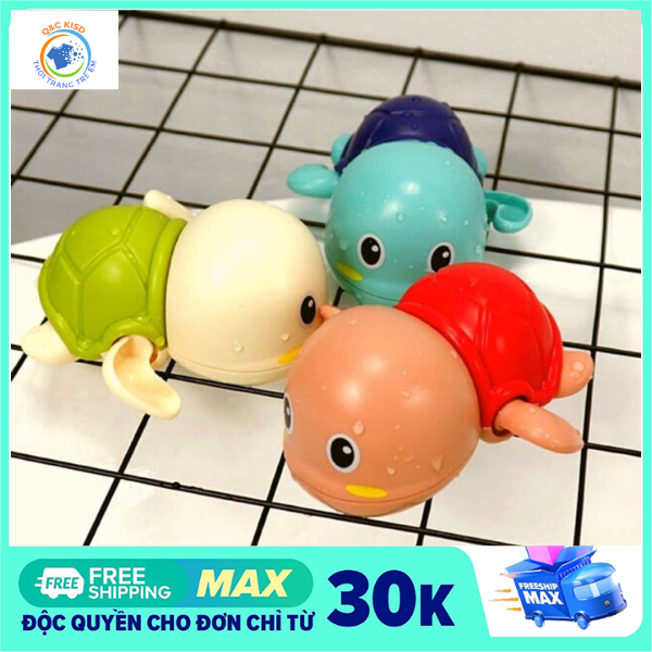 Rùa bơi vặn cót thả bồn tắm dễ thương cho bé