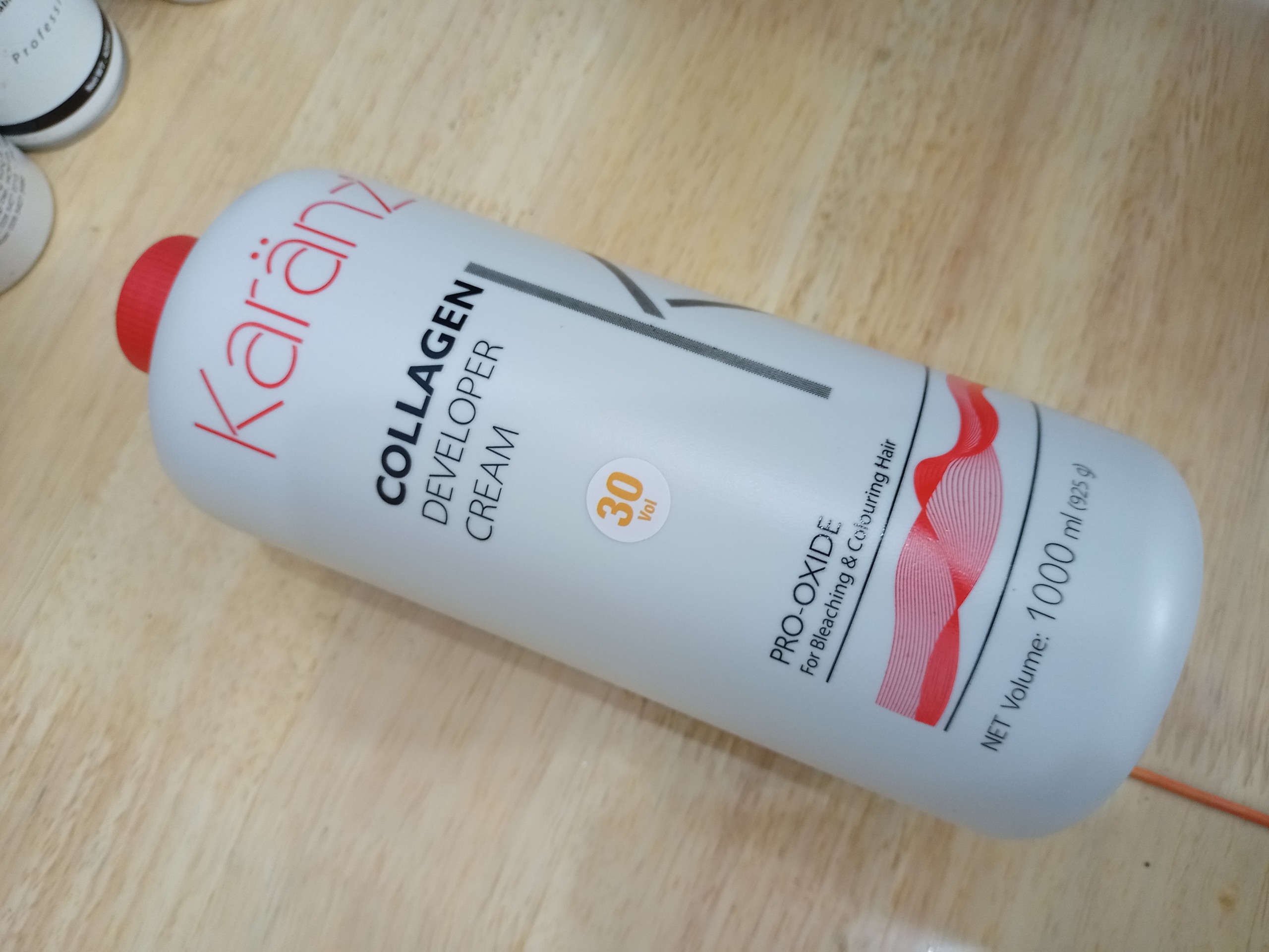 1000ml Oxy nhuộm tóc Karanz chai XÁM 6% 9% 12%
