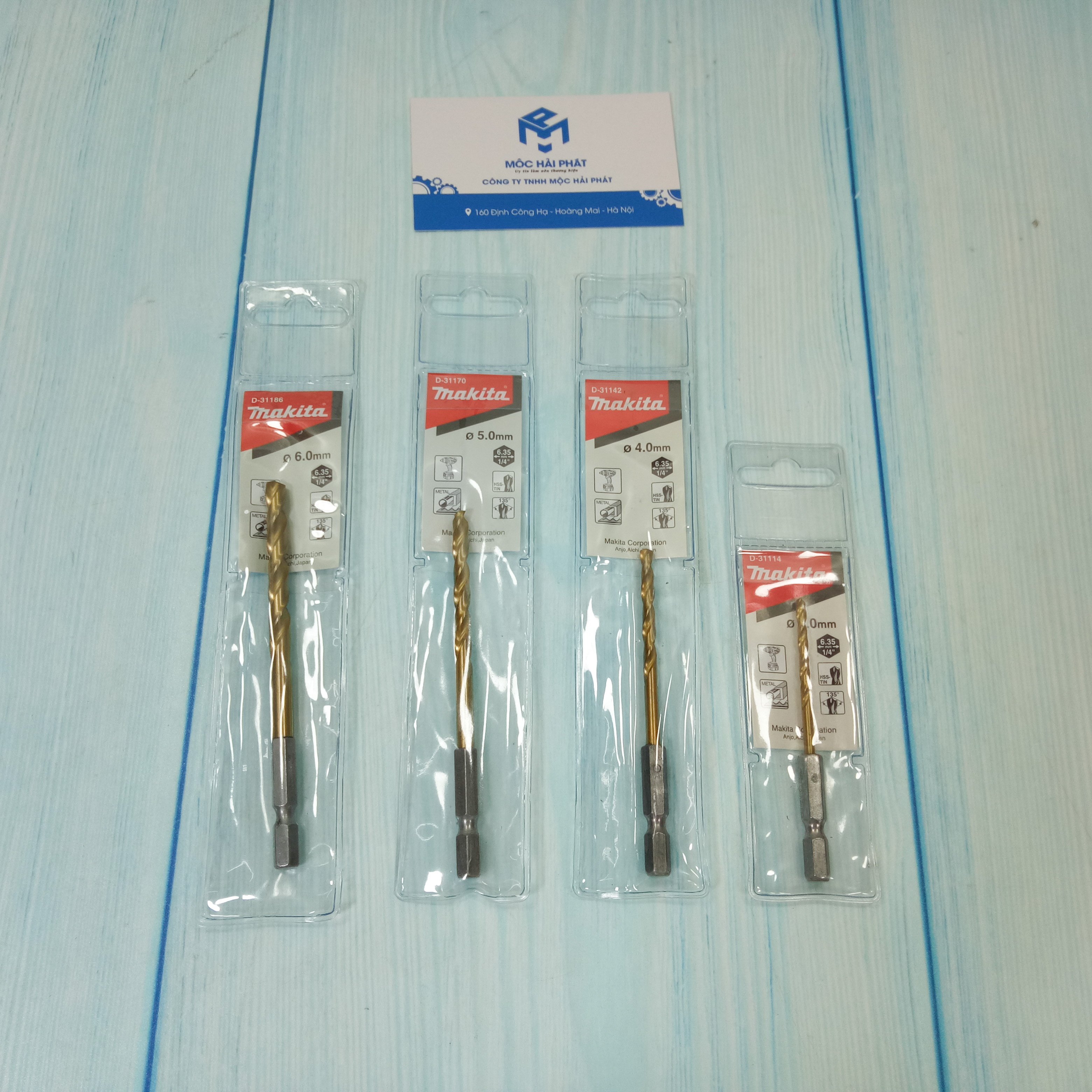 Mũi khoan sắt chuôi lục giác Makita