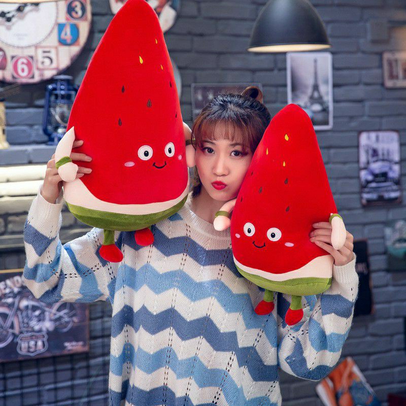Gối ôm hình trái cây 25cm ~ 30cm 🍓🍉🥕