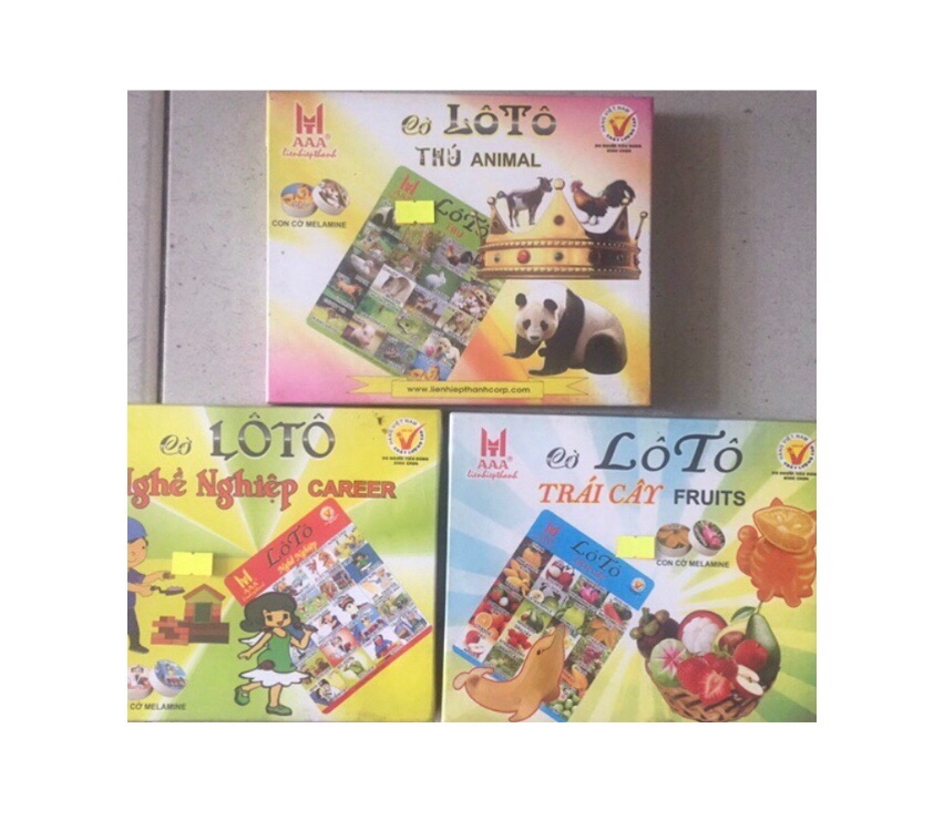 Cờ lô tô trái cây của Liên Hiệp Thành - cờ giải trí cao cấp - vừa chơi vừa học