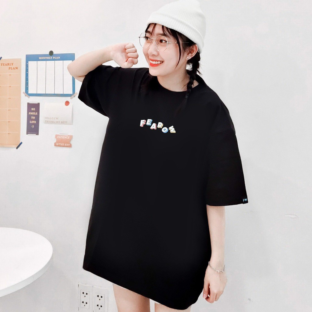 Áo Love Color Tee Đen FW108 BLK