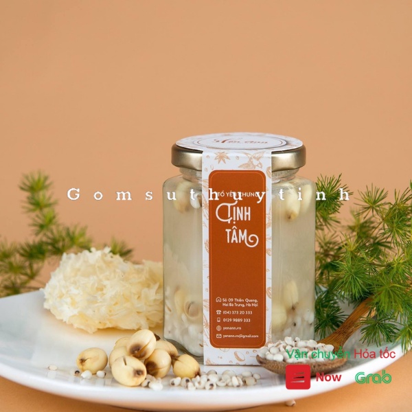 Hũ thủy tinh lục giác 180ml đựng thực phẩm