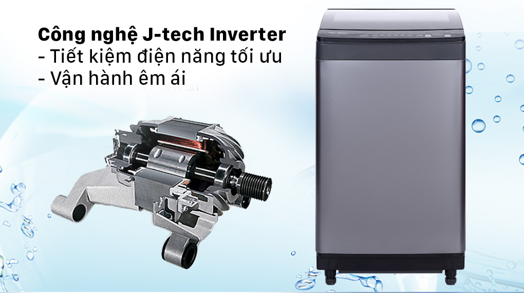 [TRẢ GÓP 0%] Máy giặt Sharp Inverter 9.5 Kg ES-X95HV-S Mới 2021 (Giá áp dụng giao tại HN, HCM& các tỉnh liên hệ shop)