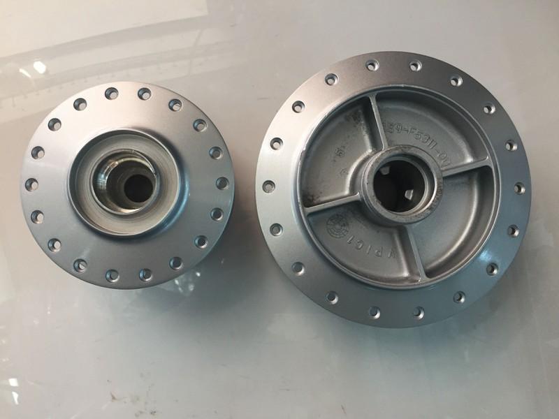 cặp đùm trước sau sirius 110 màu bạc