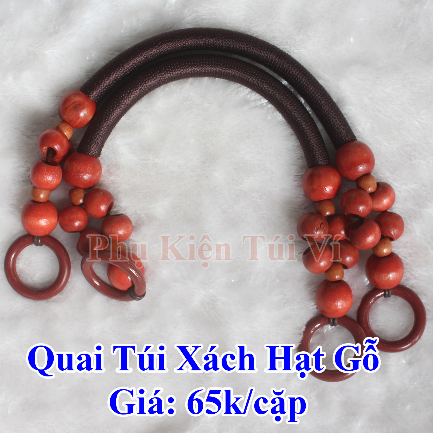 Quai Túi Xách Hạt Gỗ (70k/cặp)