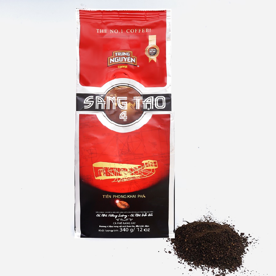 (COMBO 3 GÓI) Cà phê SÁNG TẠO 4 Trung Nguyên( Mỗi Gói 340gam)