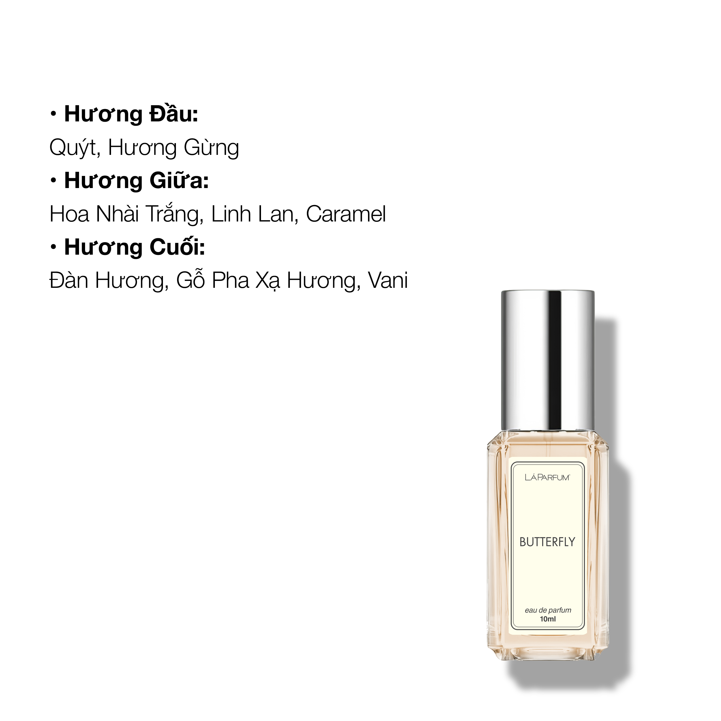 Nước hoa LÁ PARFUM Butterfly 10ml