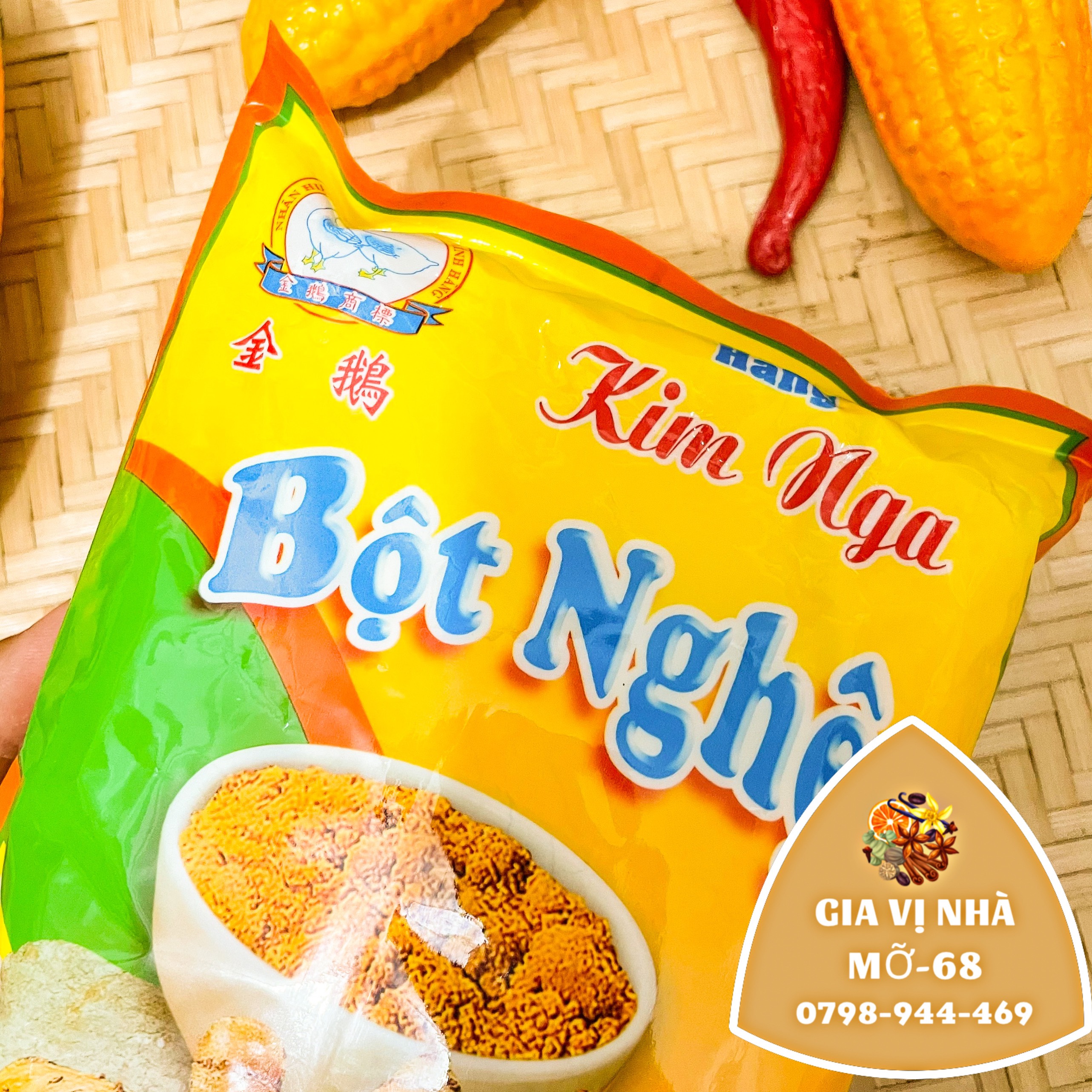 BỘT NGHỆ KIM NGA - 500GR