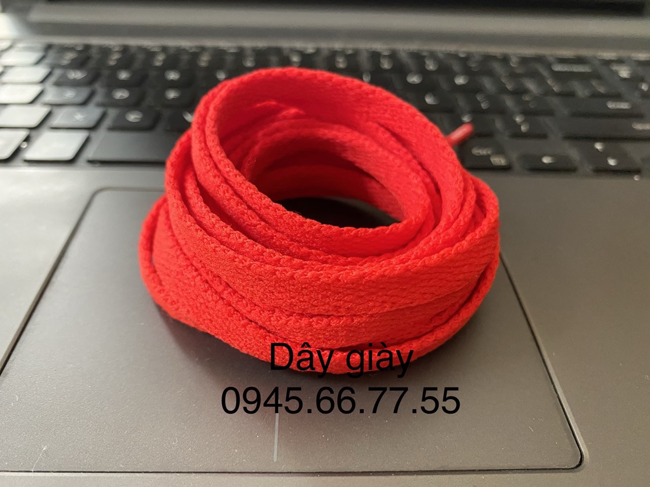 [HCM]Dây giày màu đỏ cho giày cổ cao dài 1m6