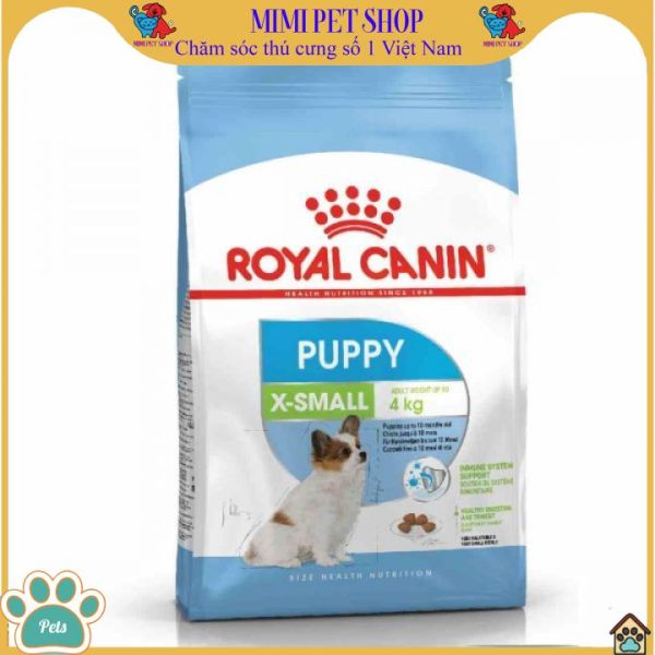 Thức Ăn Hạt Khô Royal Canin Xsmall Puppy Cho Giống Chó Siêu Nhỏ Dưới 10 Tháng Tuổi - Túi 4Kg