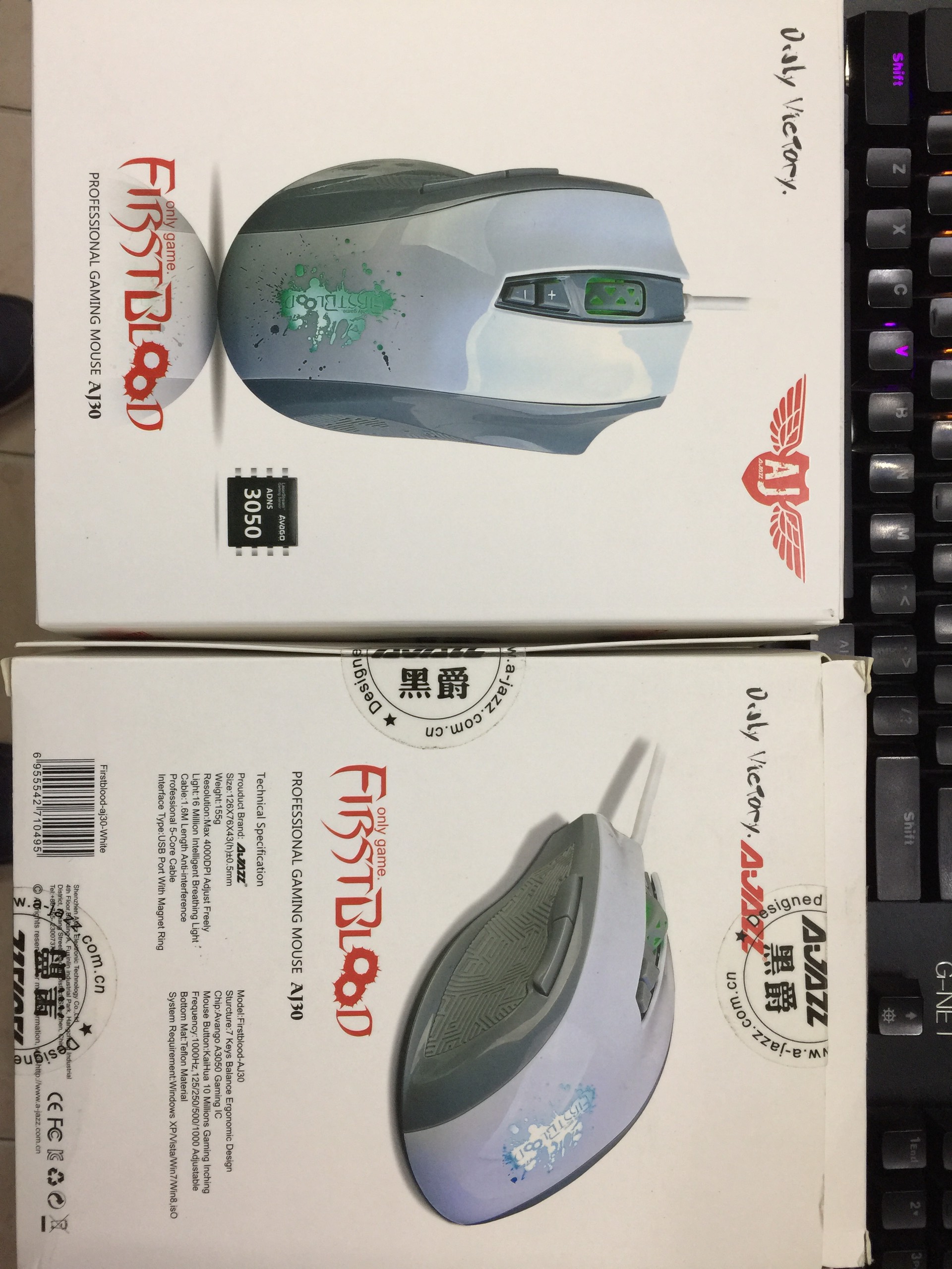 Chuột Game Thủ Gaming có dây AJAZZ AJ30 4000DPI