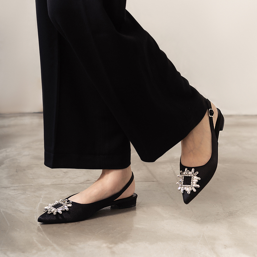 Giày bệt Her.declub FLOWER SLINGBACK