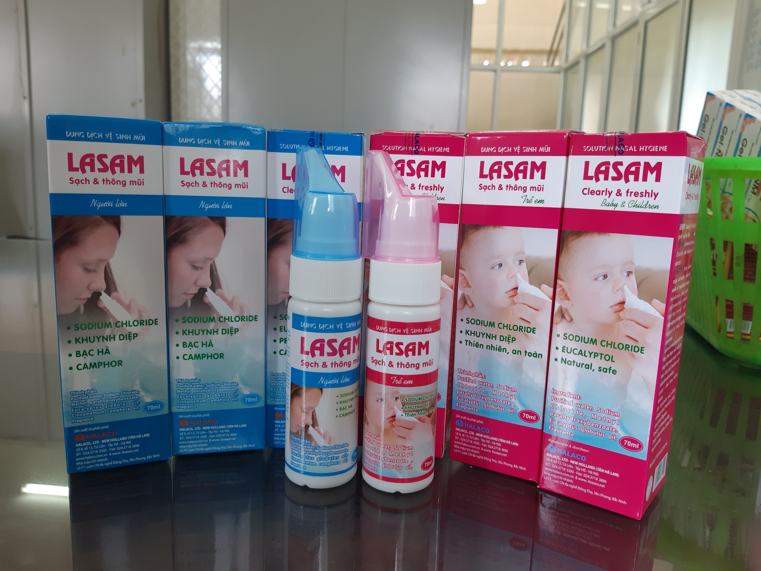 Xịt mũi Lasam giành cho người lớn