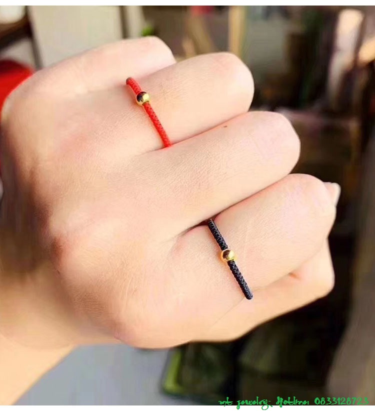 nhẫn bi vàng 18k