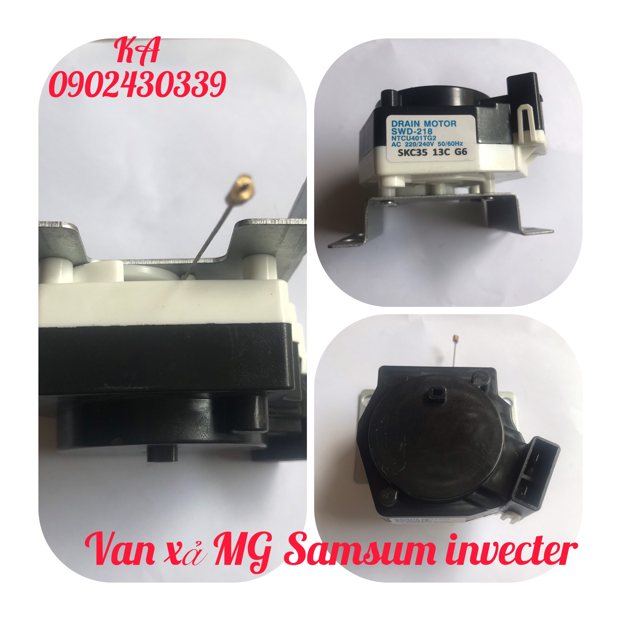 VAN XẢ KÉO MÁY GIẶT SAMSUNG CỬA LỒNG ĐỨNG