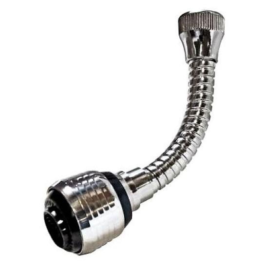 Đầu vòi phun nước áp lực cao,đầu vòi rửa chén tăng áp - Đầu nối vòi rửa bát tăng áp xoay 360 độ, chất liệu inox cao cấp (loại dài)