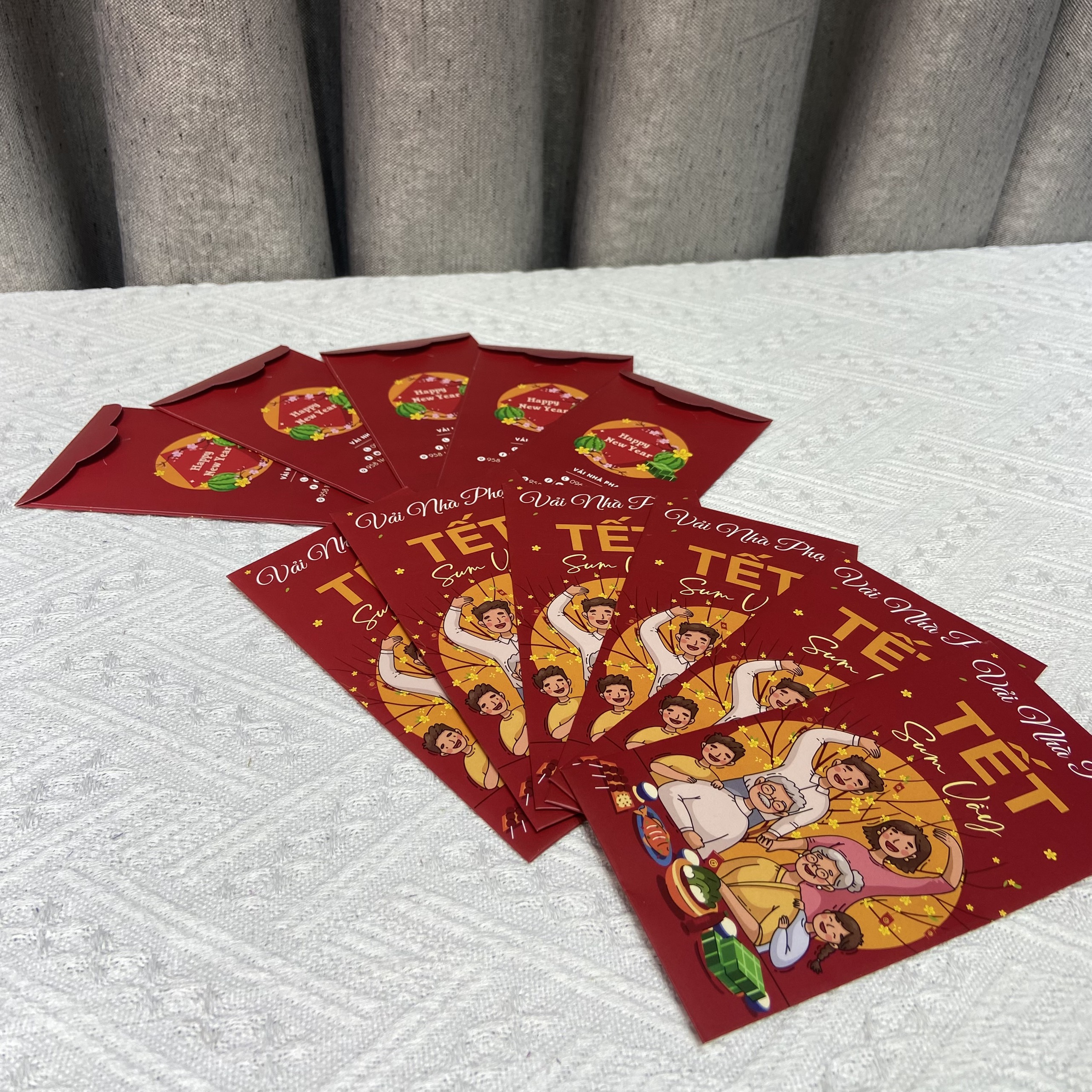 BAO LÌ XÌ TẾT SET 5 CÁI