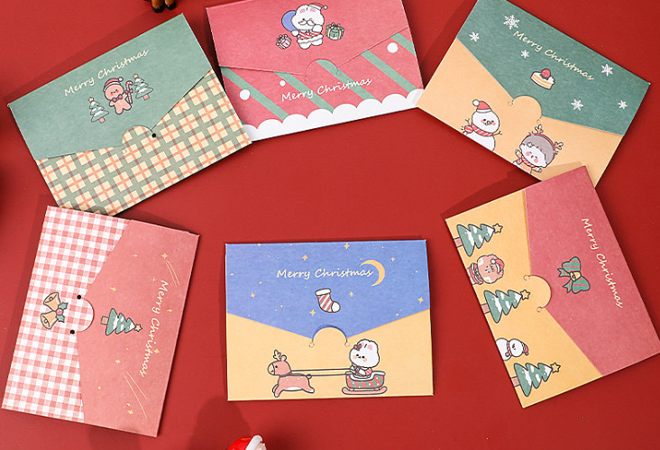 Thiệp giáng sinh, noel mini dễ thương THIEPGIANGSINH03