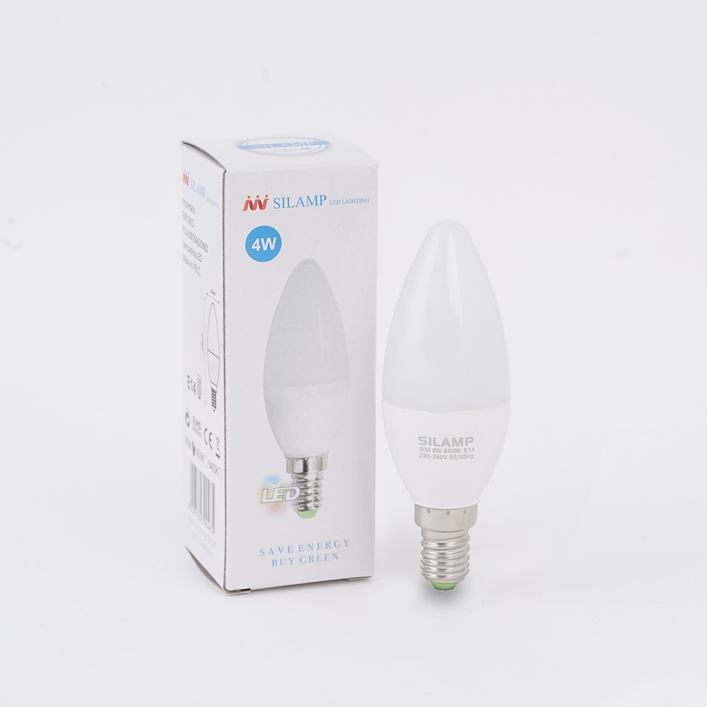 Bóng búp led silamp b35 6w e14