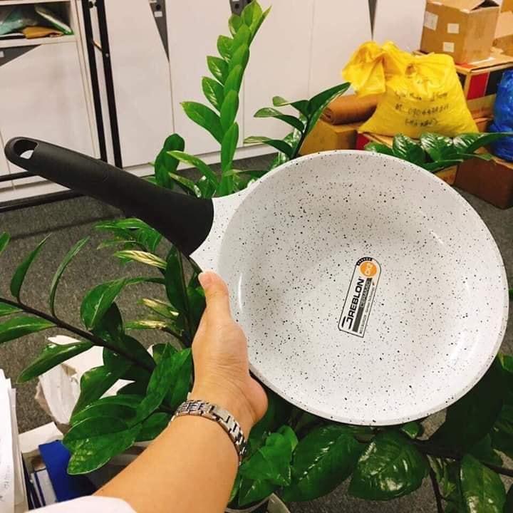 CHẢO TỪ MEN GỐM RAPIDO SIZE 24 ĐÁY LIỀN