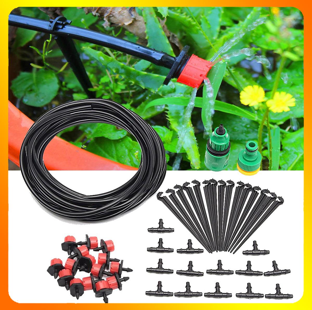 Hệ Thống Tưới Nhỏ Giọt 12 Béc Phun 8 Tia