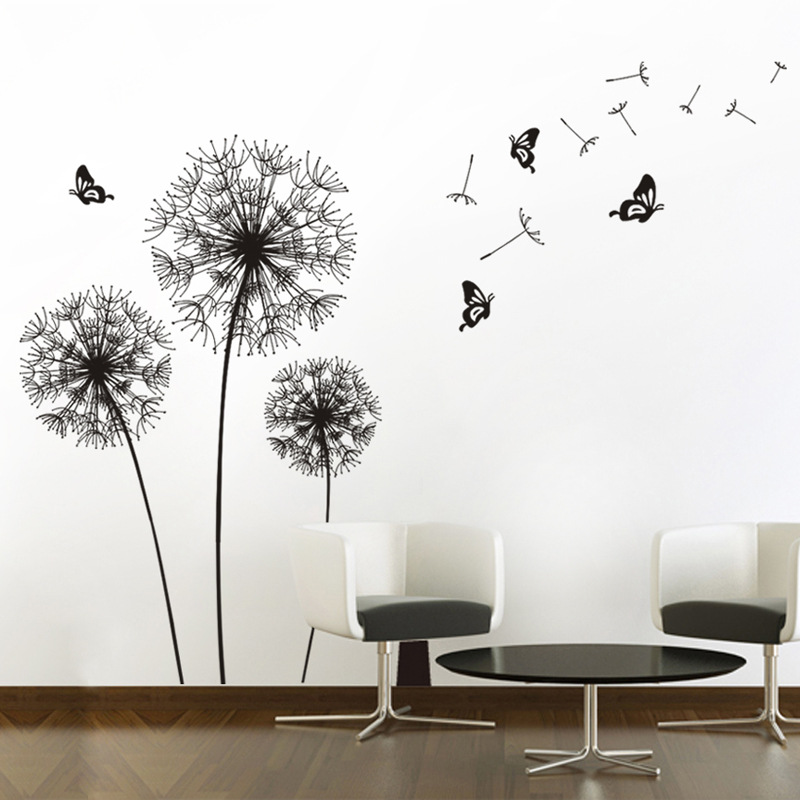 Decal dán tường hoa bồ công anh 2 DF5125