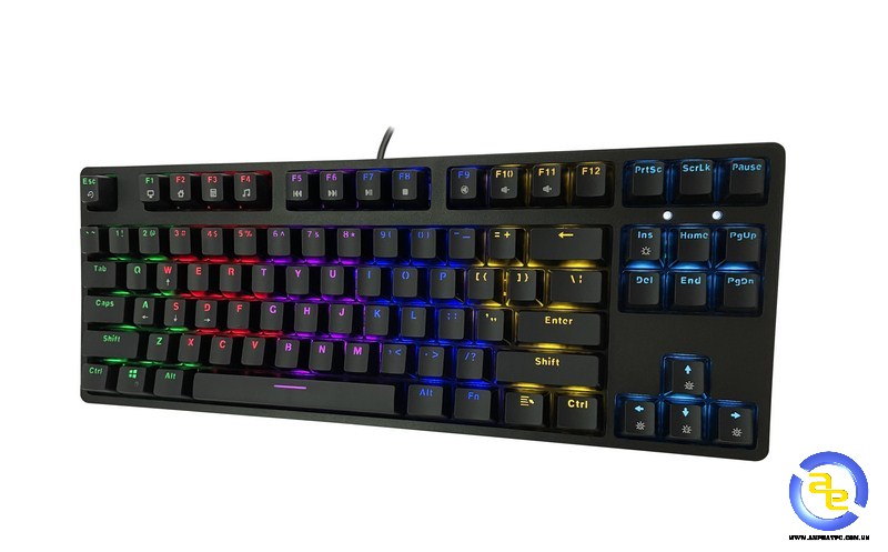 Bàn phím cơ E-DRA EK387L LED Rainbow - chính hãng