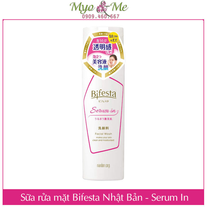 Sữa rửa mặt Bifesta Nhật Bản (Brightup/Moist/Serum in)