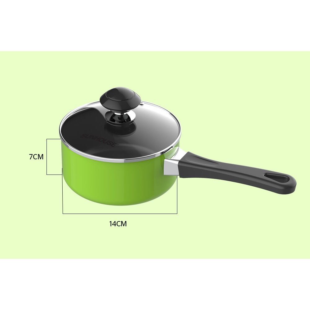 Nồi nấu bột cho bé Sunhouse 14cm
