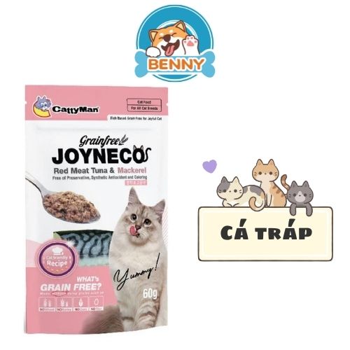 Pate Cho Mèo Biếng Ăn JOYNECO - Gói 60G