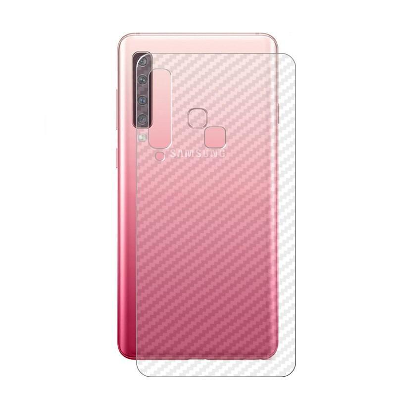 [HCM]Combo cường lực dẻo Samsung A9 2018 2 decal carbon và 4 dán camera