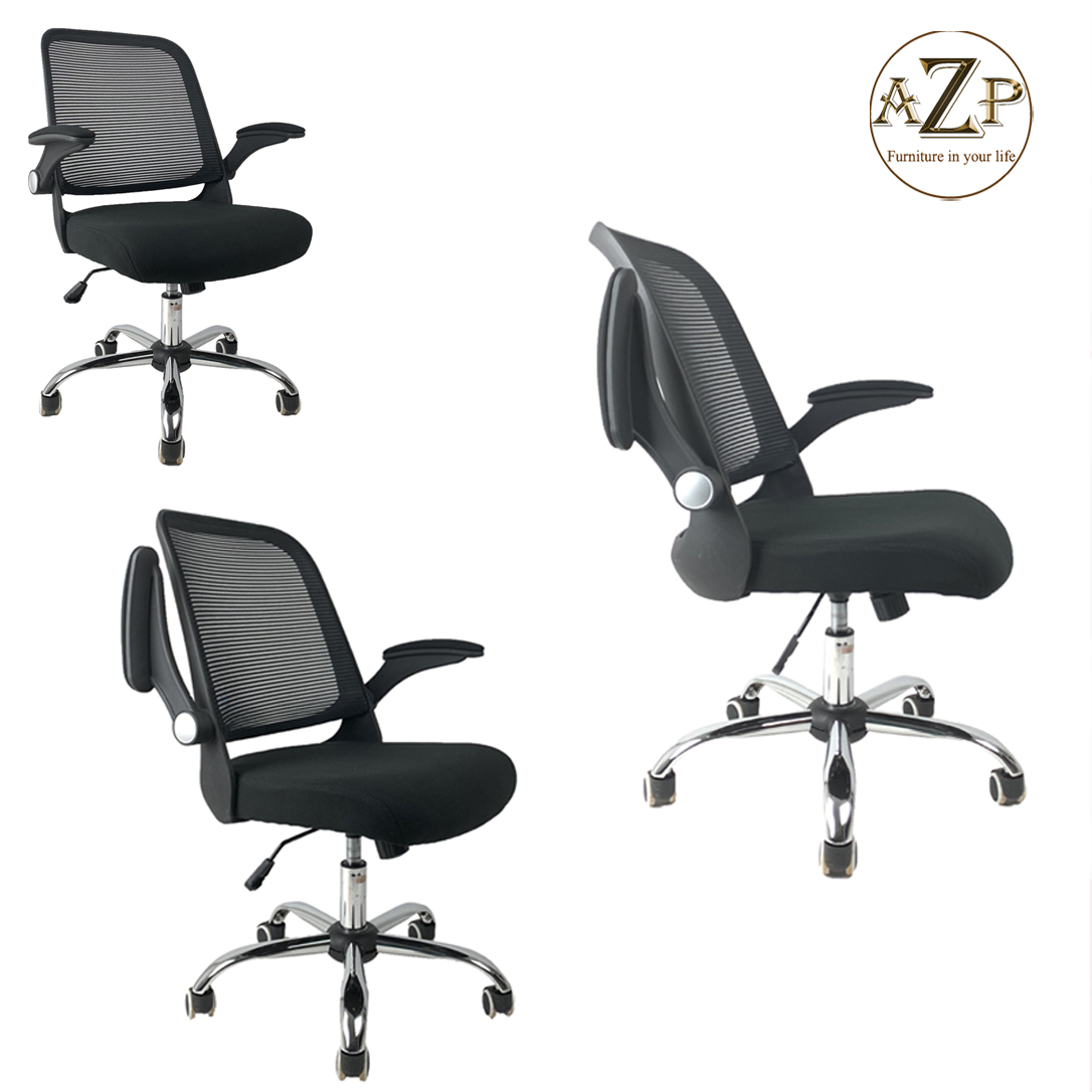 [HCM]Ghế Văn Phòng Chân Xoay Lưng Trung M877 Nệm Cực Êm Cực Mát Tay ghế Tuỳ chỉnh - Hàng Nhập Khẩu