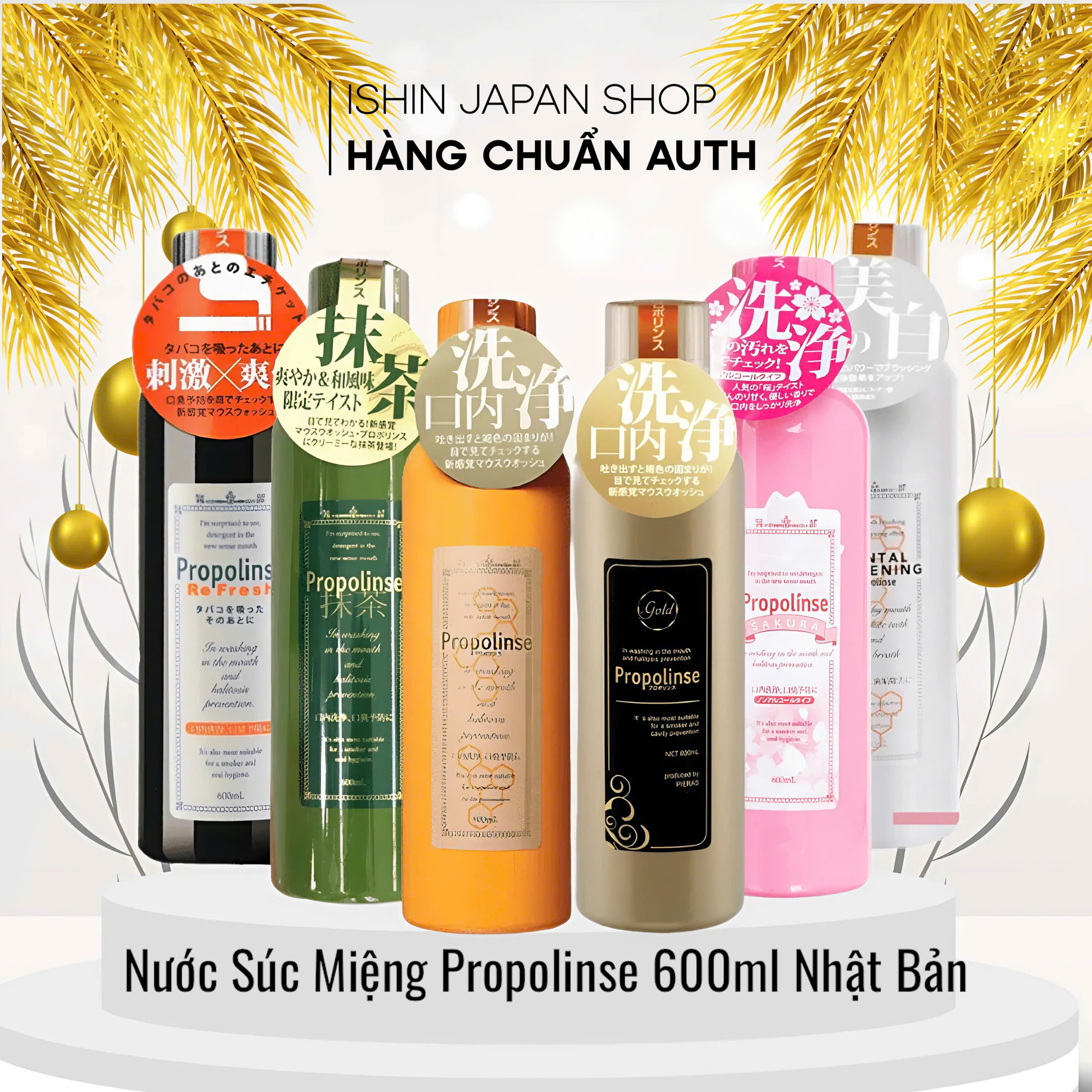 Nước súc miệng Propolinse Nhật Bản 600ml