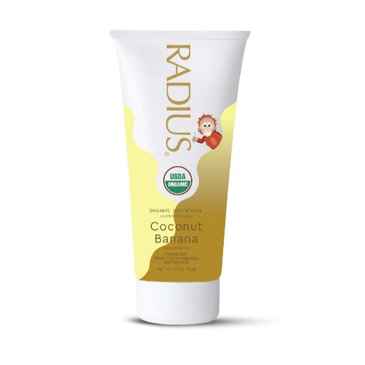 [ HÀNG NHẬP KHẨU ] Kem Đánh Răng Hữu Cơ Cho Bé vị Chuối Dừa Radius 85g