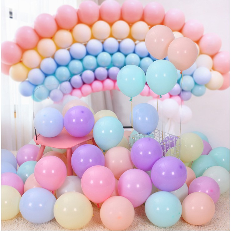 Set 50 bóng màu pastel (chọn màu theo yêu cầu)