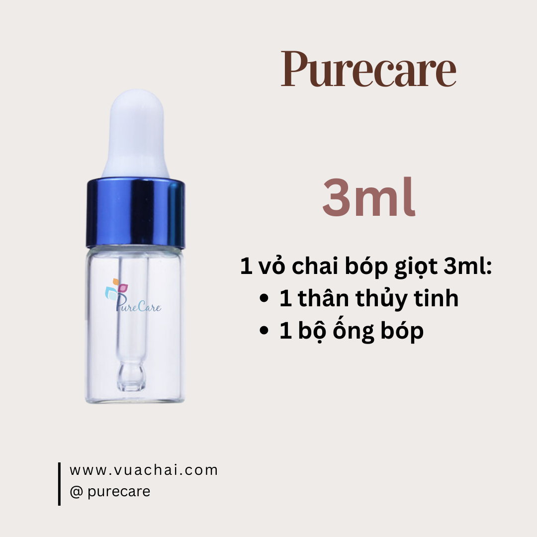 3ml Glass Bottle Dropper Roller Bottles Color for Essential Oils Perfumes