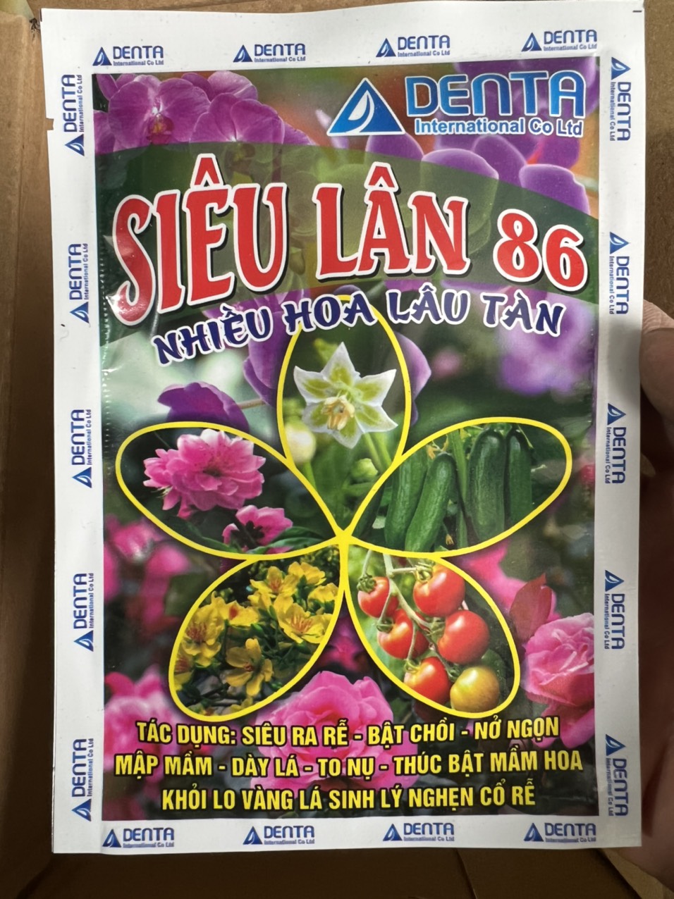 Phân bón Siêu Lân 86 chuyên dùng hoa hồng, hoa lan (35g)