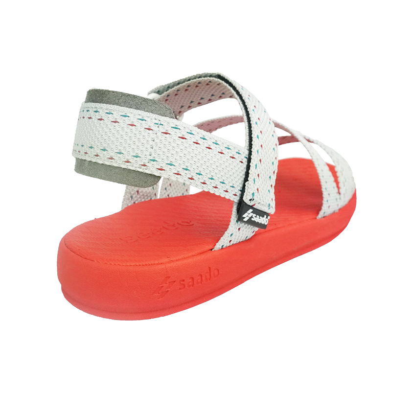 [HCM]Giày Sandal Nữ Saado Dải May QT06