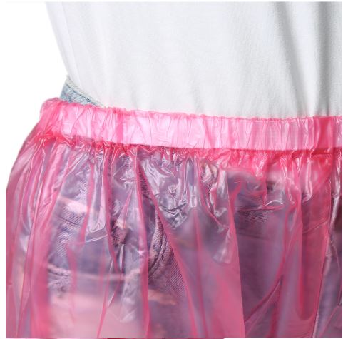 Áo mưa bộ trong suốt chạy xe máy