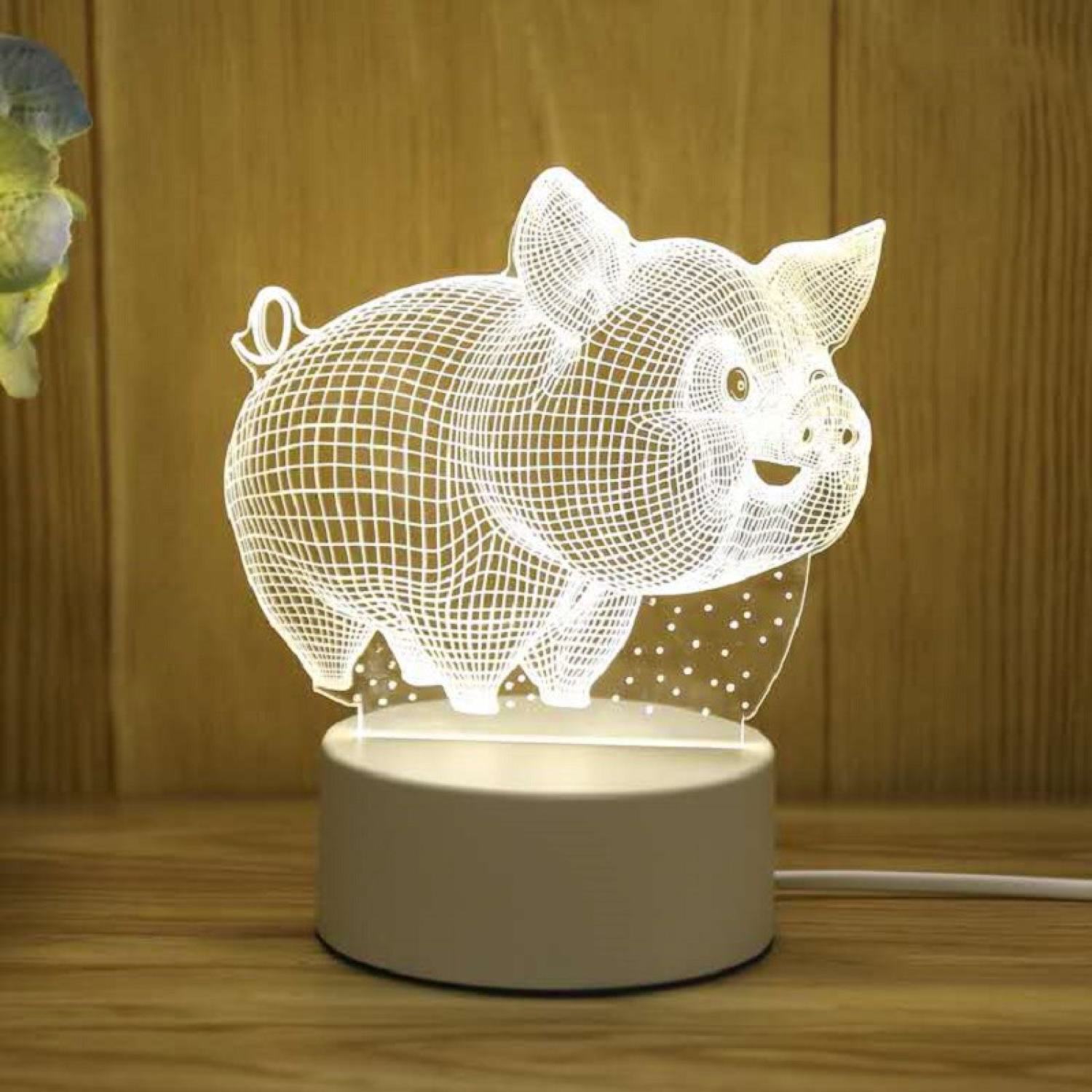 Đèn ngủ 3D để bàn giá rẻ - Đèn ngủ cute