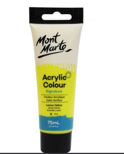 Màu vẽ acrylic, Mont marte, tuýp lẻ 75ml