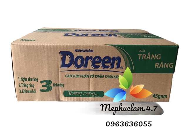 Kem đánh răng Doreen 120 hộp (45gr/1 hộp)