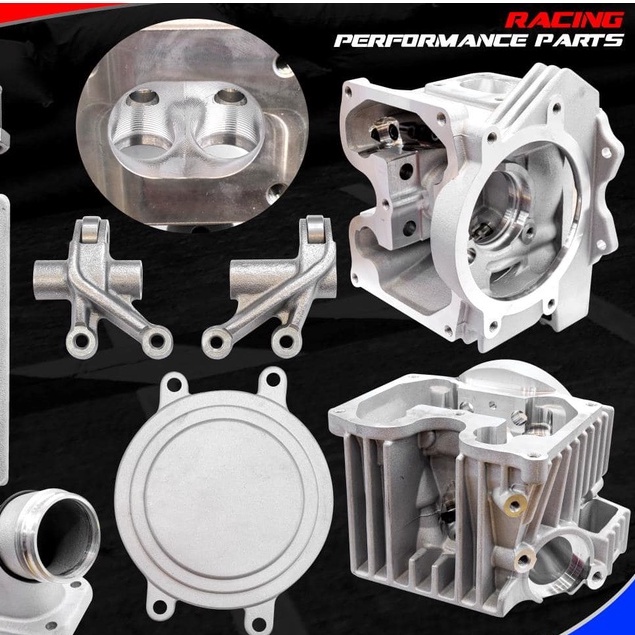 ĐẦU BÒ 4 VAL  SUM RACING XE  FULED 125 / MSX ( XÀI CAM - CÒ - SUPPAP EXCITER )