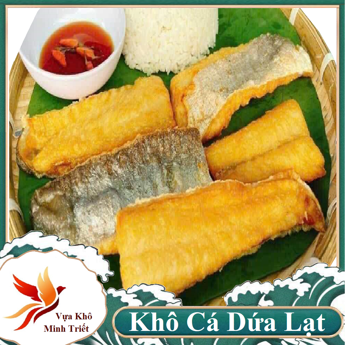 KHÔ CÁ DỨA,VỪA ĂN LÓC XƯƠNG 1 KG - Đồ ăn vặt