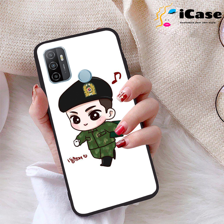 Ốp lưng Oppo A53 2020 viền dẻo TPU BST Chibi