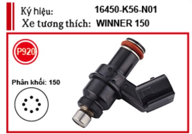 Kim phun xăng dòng xe winner 150 chính hãng se